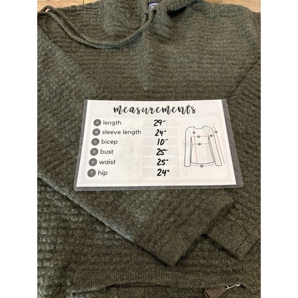 Newton Trading Company Olive Green 2XL 100% Lambswool kangaroo zipper pouch - Picture 6 of 6